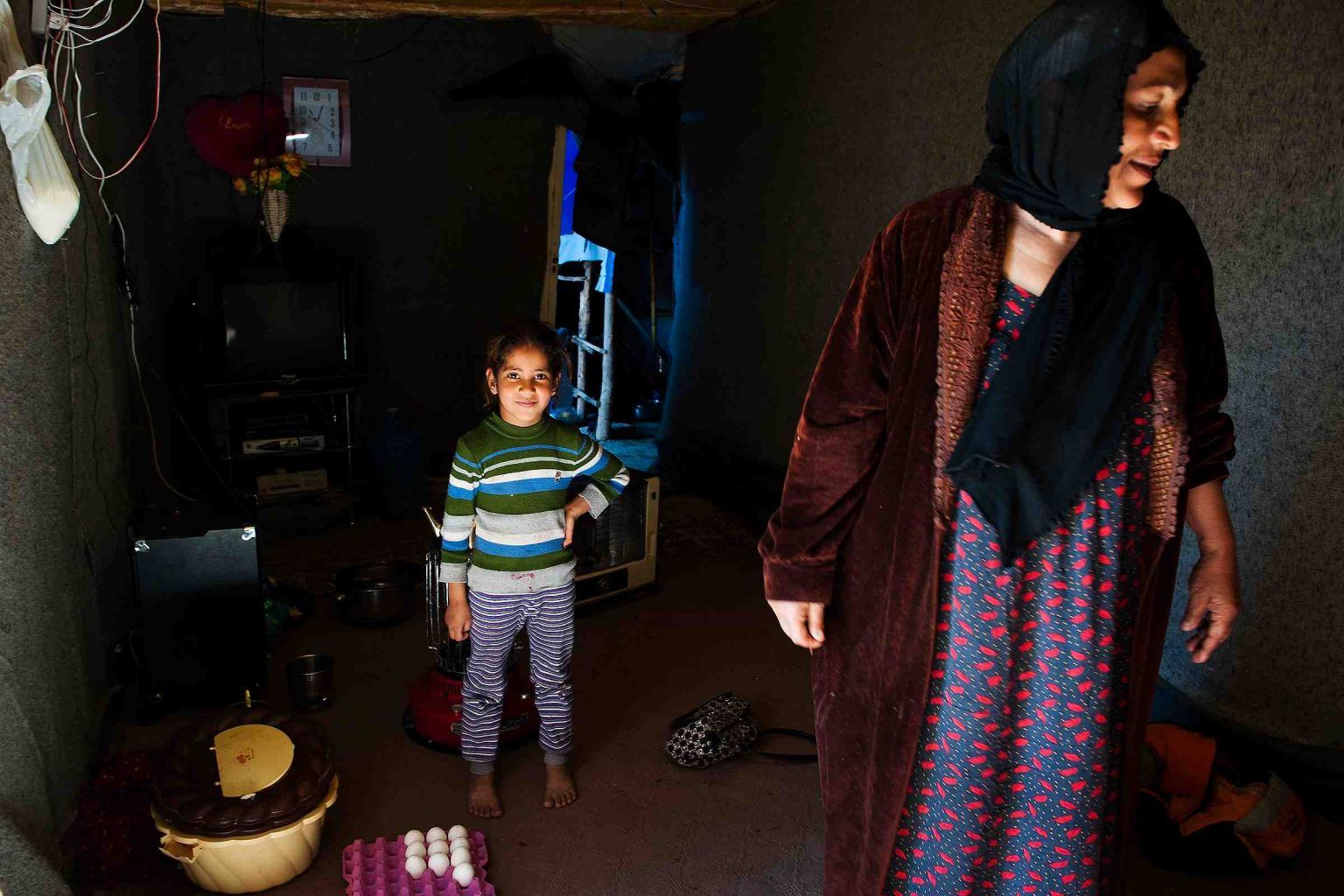 Internal displaced Iraqi refugees in a safe place in Kurdistan.